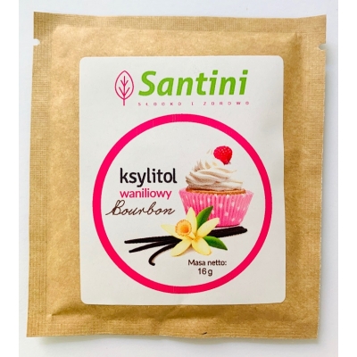 KSYLITOL WANILIOWY 16 g - SANTINI (FINLANDIA)