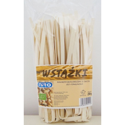 MAKARON (ORKISZOWY) WSTĄŻKI BIO 250 g - NIRO