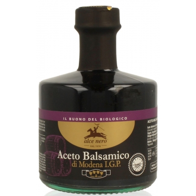 OCET BALSAMICZNY Z MODENY PREMIUM FILTROWANY BIO 250 ml - ALCE NERO