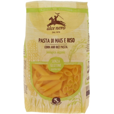 MAKARON (KUKURYDZIANO - RYŻOWY) PENNE BEZGLUTENOWY BIO 250 g - ALCE NERO