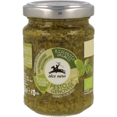 PESTO GENOVESE (SOS BAZYLIOWY) BIO 130 g - ALCE NERO