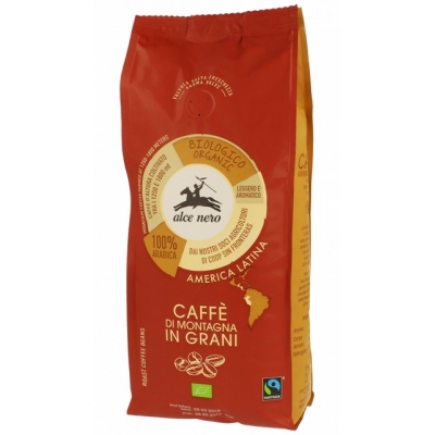 KAWA ZIARNISTA ARABICA 100 % FAIR TRADE BIO 500 g - ALCE NERO