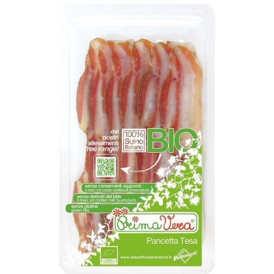 BOCZEK (PANCETTA) PLASTRY BEZGLUTENOWY BIO 70 g  - PRIMAVERA