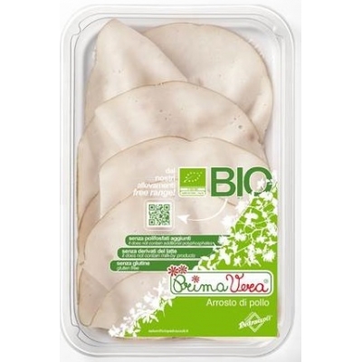 PIERŚ Z KURCZAKA GOTOWANA PLASTRY BEZGLUTENOWA BIO 70 g - PRIMAVERA