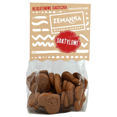 CIASTKA DAKTYLOWE BEZGLUTENOWE BIO 100 g - ZEMANKA