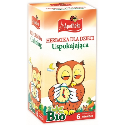 HERBATKA DLA DZIECI - USPOKAJAJĄCA BIO (20 x 1,5 g) 30 g - APOTHEKE