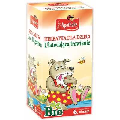 HERBATKA DLA DZIECI - KOPER WŁOSKI, MELISA I MIĘTA BIO (20 x 1,5 g) 30 g - APOTHEKE