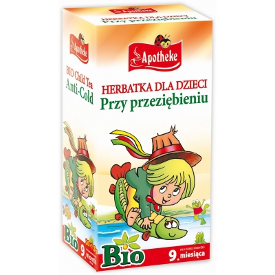 HERBATKA DLA DZIECI - LIPA, CZARNY BEZ, RUMIANEK BIO (20 x 1,5 g) 30 g - APOTHEKE