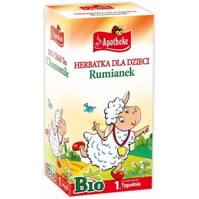 HERBATKA DLA DZIECI - RUMIANKOWA BIO (20 x 1 g) 20 g - APOTHEKE